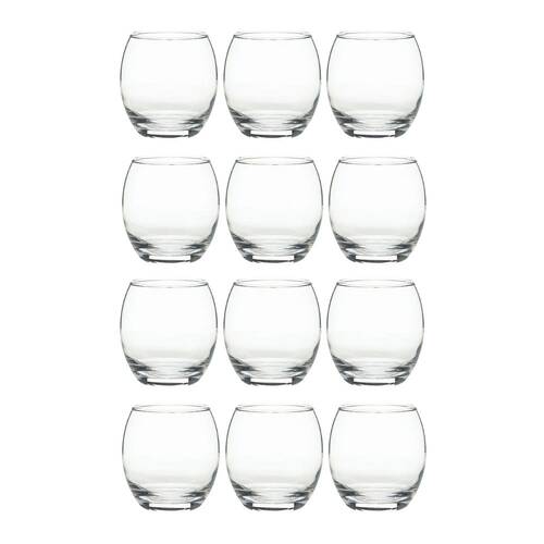 2x 6pc Artcraft Payton Durable Glass Tumbler Party Beverage Drinkware 405ml Clear