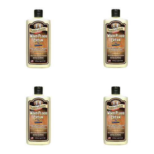 4PK Parker Bailey Restorative Hardwood Floor Cream Polishing Cleaner Odourless 473ml