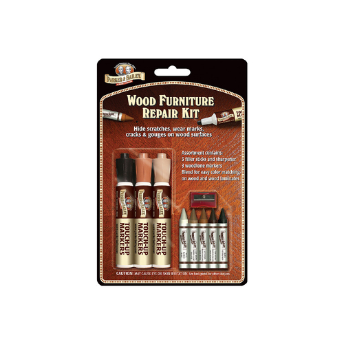 9pc Parker & Bailey Furniture Repair Kit Touch-Up Markers/Fillers