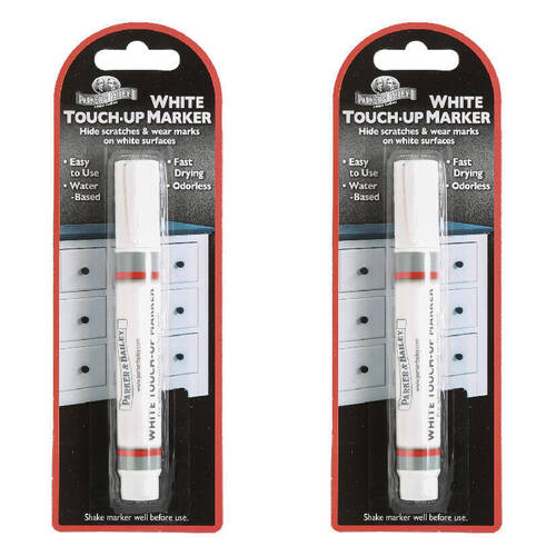 2PK Parker Bailey Water-Based Furniture Touch Up Marker Odourless 23cm White
