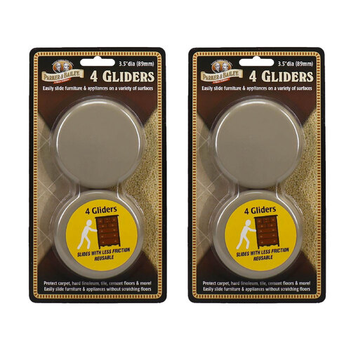 2PK 4pc Parker & Bailey Heavy Furniture/Appliance Glider