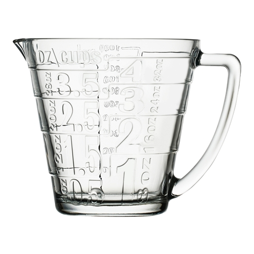Pasabahce Basic 1165ml Glass Measuring Cup w/ Handle - Clear