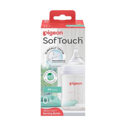  Pigeon Softouch BPP Baby Bottle PP Anti-Colic 160ml 0m+