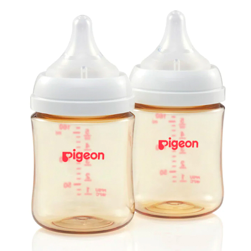 2pc Pigeon SofTouch Baby Feeding Bottle PPSU 160ml 0m+