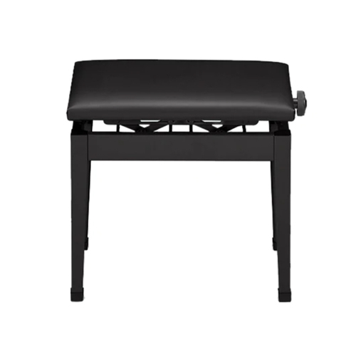 Casio Piano Bench Deluxe Padded w/ Metal Frame & Adjustable Height - Black