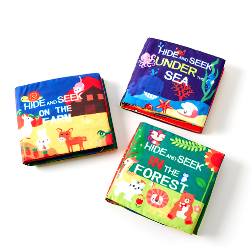 Jiggle & Giggle Activity Fabric Books Assorted Designs 6m+