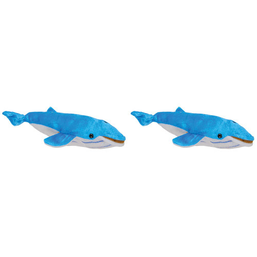 2PK The Puppet Company Whale Finger Puppets 13cm Toy Blue 12m+