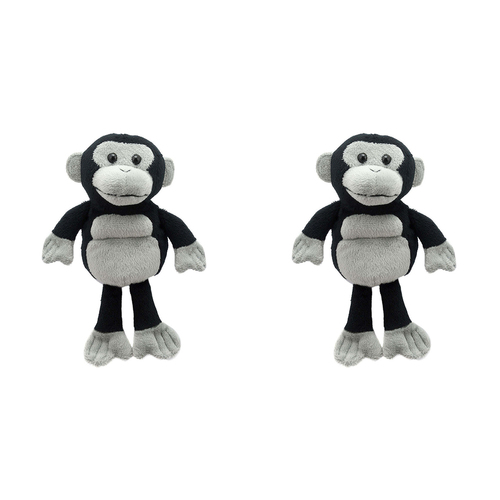2PK The Puppet Company Gorilla Finger Puppets 13cm Toy Black 12m+
