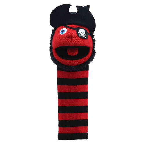 The Puppet Company Pirate Sockettes Knitted Plush Hand 18m+ 38x14cm 