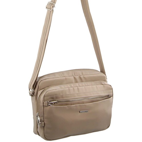 Pierre Cardin Anti-Theft Cross Body Bag Taupe