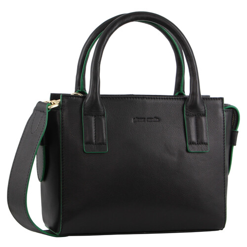 Pierre Cardin Leather Women's/Ladies Mini Tote Bag Black