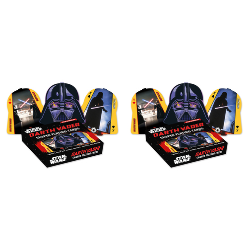 108pc Aquarius Star Wars Darth Vader Shaped Playing Cards 14y+