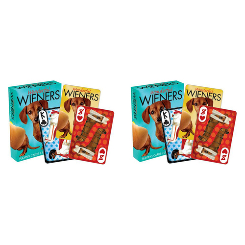 108pc Aquarius Wonderful Weiners Playing Cards 14y+