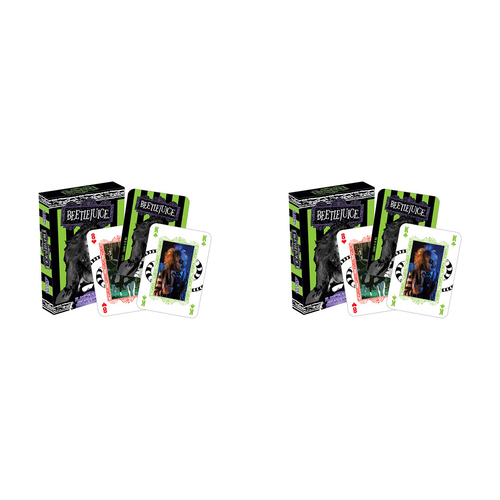 2PK Aquarius Beetlejuice Playing Cards Gaming Standard Deck