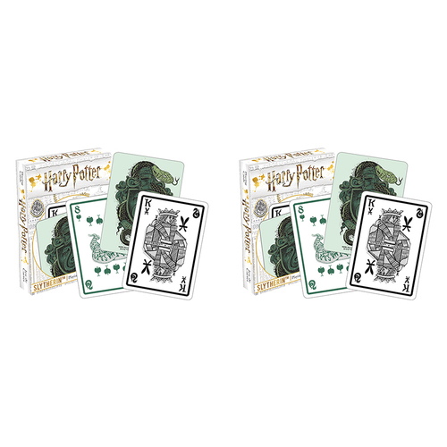 108pc Aquarius Harry Potter Slytherin Playing Cards 14y+