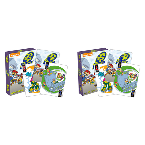 108pc Aquarius Rocket Power Playing Cards Poker Deck 14y+