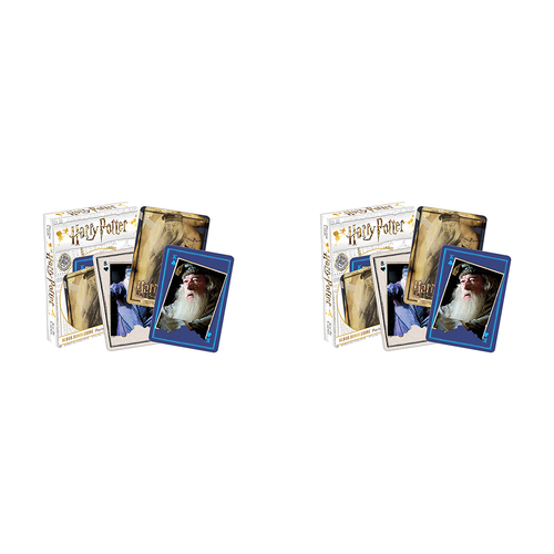 2PK Aquarius Harry Potter Dumbledore Playing Cards Standard Deck