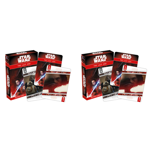 108pc Aquarius Star Wars Episode 8 Playing Cards 14y+