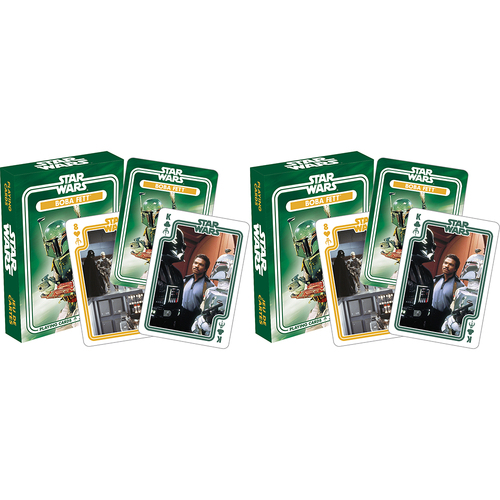 2PK Aquarius Star Wars Boba Fett Playing Cards Deck Set 14y+