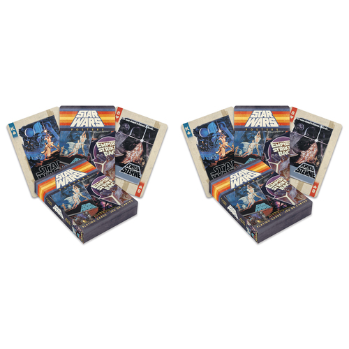 108pc Aquarius Star Wars Movie Posters Playing Cards 6y+