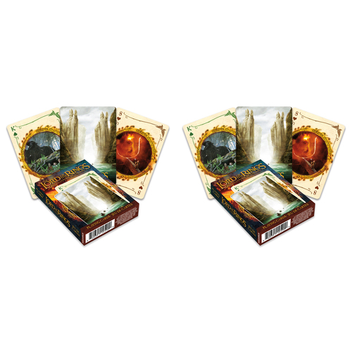 2PK Aquarius Lord of the Rings Fellowship of the Ring Playing Cards 14y+