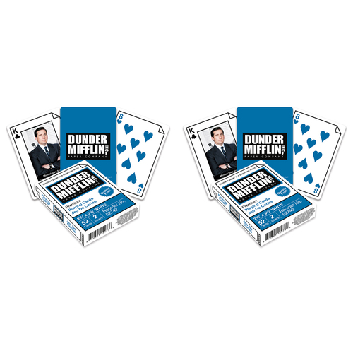 108pc Aquarius The Office Dunder Mifflin Swag Playing Cards Deck 14y+