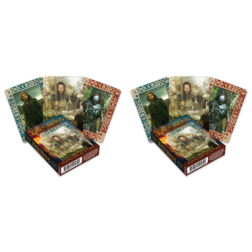 108pc Aquarius Lord Of The Rings Heroes & Villains Playing Cards 14y+