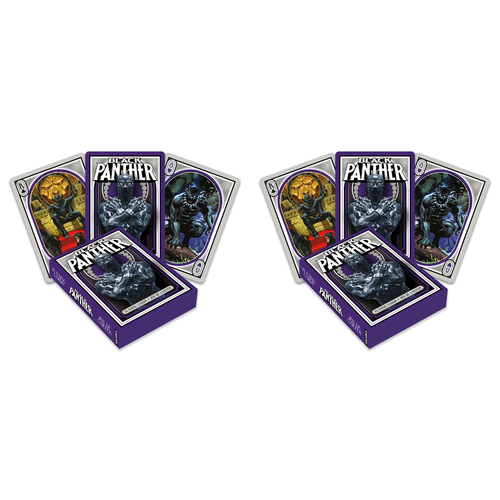 2PK Aquarius Marvel Black Panther Playing Cards Standard Deck
