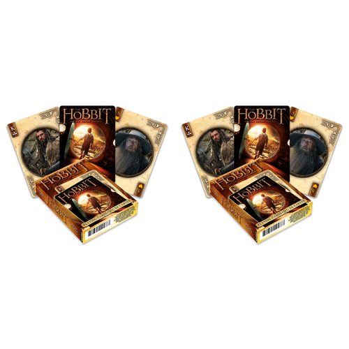 108pc Aquarius The Hobbit Playing Cards Poker Deck 14y+