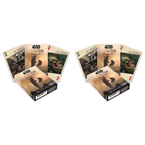 2PK Aquarius Star Wars The Mandalorian Concept Art Playing Cards 14y+