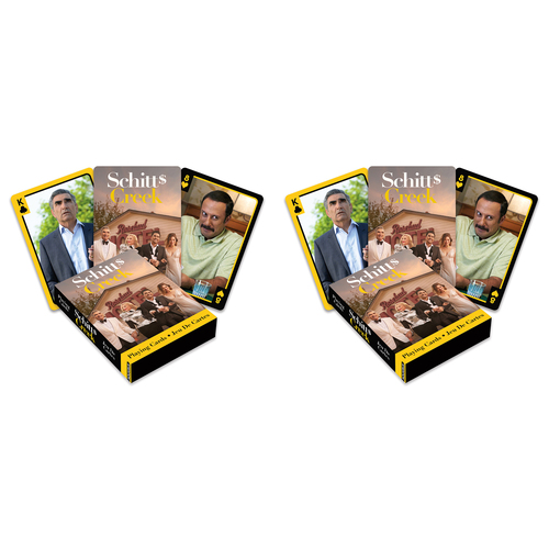 108pc Aquarius Schitt's Creek Playing Cards Deck 14y+