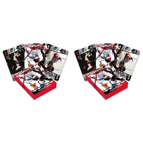 108pc Aquarius DC Comics Harley Quinn Playing Cards 14y+