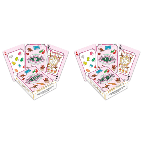 2PK Aquarius Harry Potter Honey Dukes Playing Cards Standard Deck