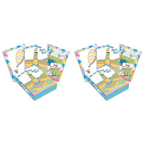 108pc Aquarius Oh, the Places You'll Go! Playing Cards Deck 3y+