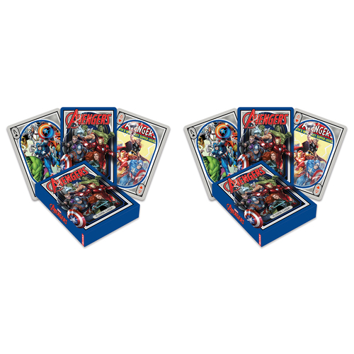 108pc Aquarius Avengers Nouveau Playing Cards Family Game 6y+