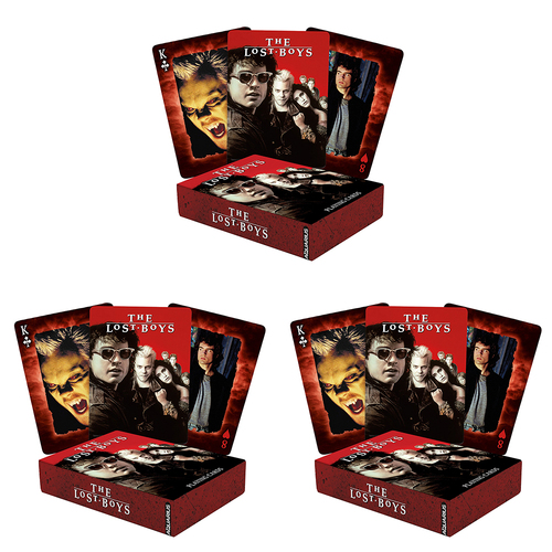 3PK Aquarius The Lost Boys Playing Cards Poker Gaming Deck