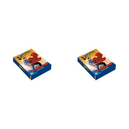 2PK Aquarius DC Comics Superman Playing Cards 6.35x8.89cm