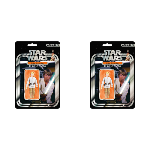 108pc Aquarius Star Wars Luke Skywalker Premium Playing Cards 14+