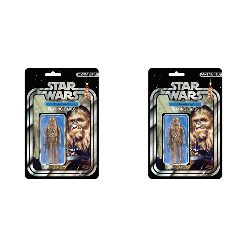 108pc Aquarius Star Wars Chewbacca Premium Playing Cards Deck 14y+