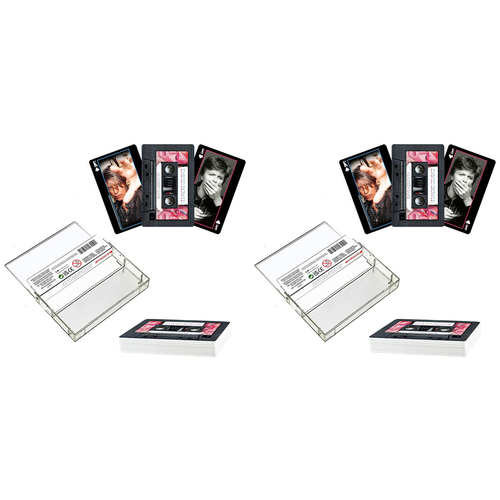 108pc Aquarius David Bowie Aladdin Sane Cassette Playing Cards 4y+