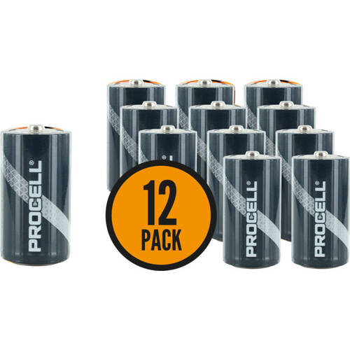 'C' 12 PACK PROCELL BATTERIES