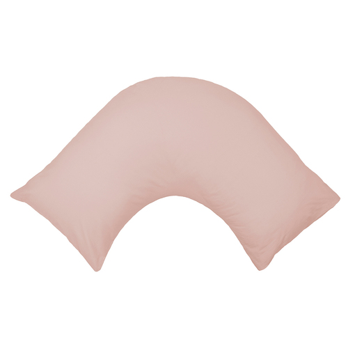 Algodon 300TC Cotton V-shaped Sleeping Pillowcase Blush Pink