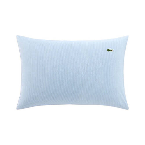 Lacoste L Tamis Soft Bedding Pillowcase 100% Cotton Sateen 50x75cm Sky