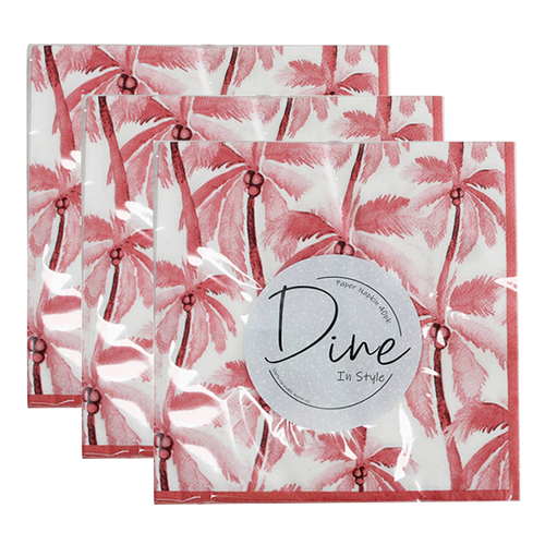 120pc LVD Paper Napkin Palms 33cm