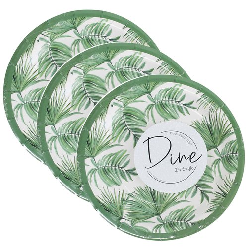 60pc LVD Paper Plate Tropic Small 18cm