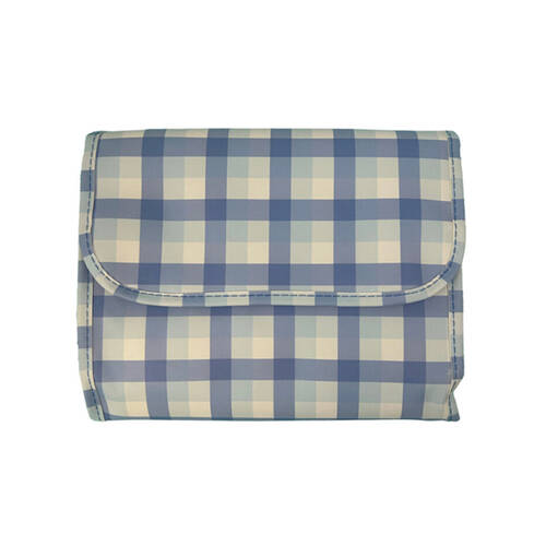 Frankie & Me Womens Zip Makeup Cosmetics Hanging Toiletry Bag Large 27x18cm Blue
