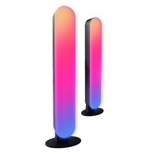 2pc Laser Gaming RGB LED Desk Light Bar Computer Decor