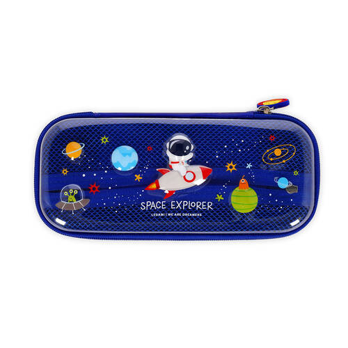 Legami Wonderwow Pencil Case Stationery Organiser 50x23cm Blue Space