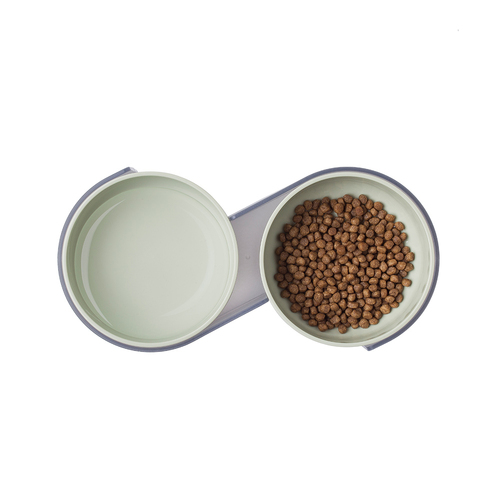 Pidan Pet/Cat 13cm Dual Feeding Bowl Water/Food Feeder - Green