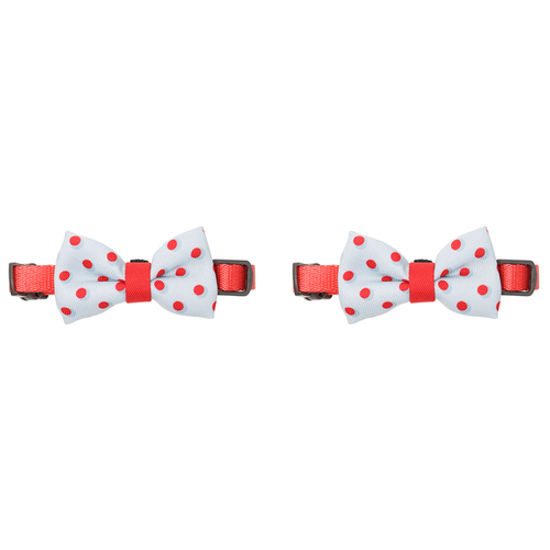 2x Pidan Adjustable 7-12cm Bow Tie Pet Cat Collar - A6